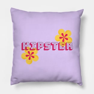 Hipster, Hippie, Hippy, Flower Power, 70s, Cool, hipster, Woodstock Pillow