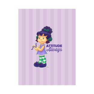 Raisin Cane Fanart - Attitude Always with Stripes Background T-Shirt