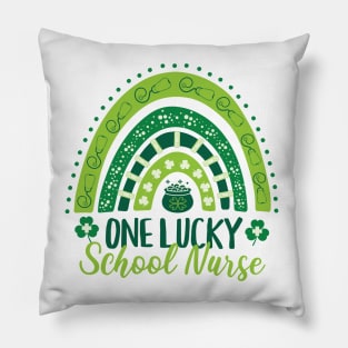 One Lucky School Nurse Pillow