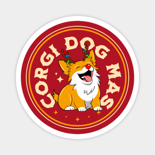 Corgi Dogmas not Merry Christmas Magnet