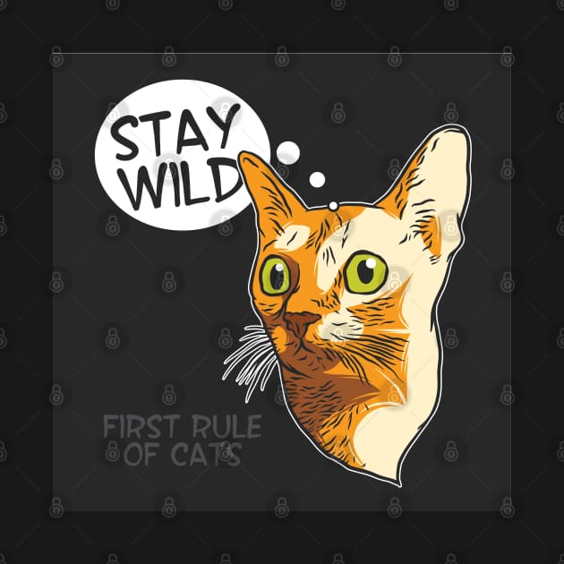 Stay wild T-shirt by Ebazar.shop