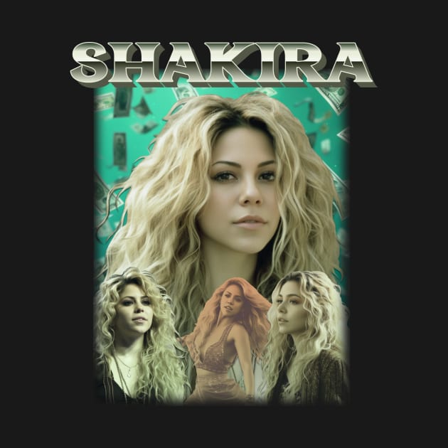 Shakira Shakira Colombia by Tip Top Tee's