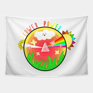 Flower Power Sticker Tapestry