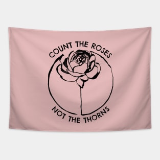 Count the Roses || Flower Quote Tapestry