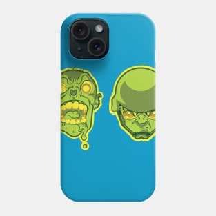 Zambie and Helmet Head Phone Case