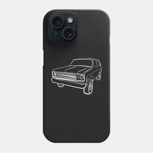 K5 Blazer (white outline) Phone Case