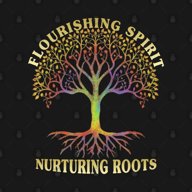 Flourishing Spirit Nurturing Roots Colorful Design by TF Brands