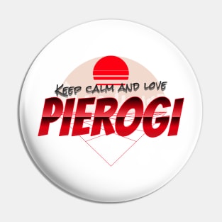 Pierogi Retro Pin