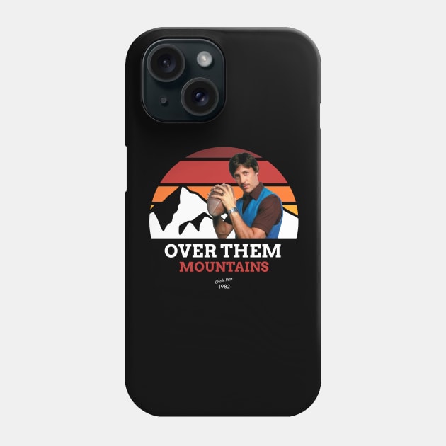 Over Them Mountains Phone Case by BodinStreet