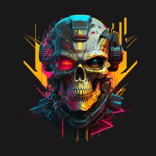Futuristic Robotic Skull T-Shirt