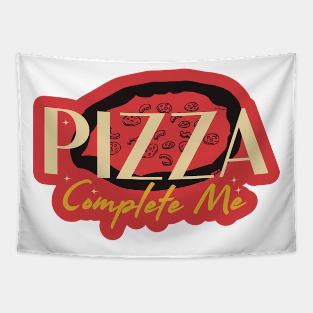 Pizza Complete me Tapestry by kindacoolbutnotreally