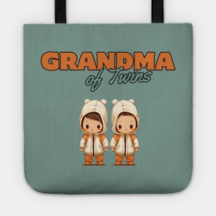 Grandma Of Twins, grandmother's day Tote