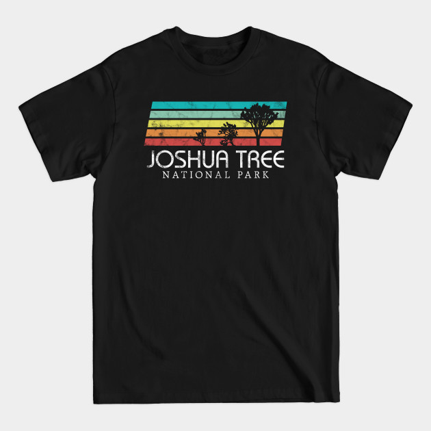 Discover Joshua Tree National Park California Desert Retro Vintage Camping Climbing Landers - California - T-Shirt