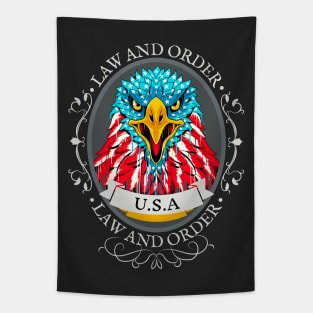 Law and Order American Eagle Tapestry