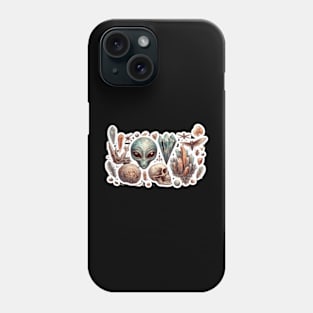 Ancient alien archeology Phone Case