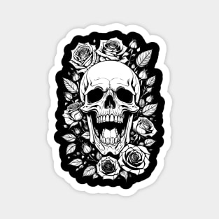 Death and Roses Magnet