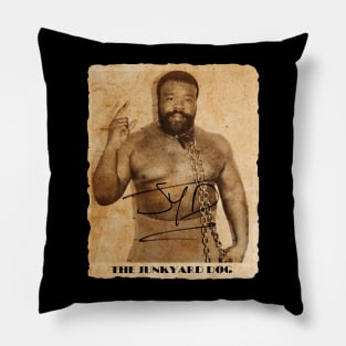 Vintage The Junkyard Dog Pillow