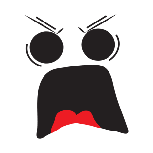 Mad Angry Emoji Face T-Shirt