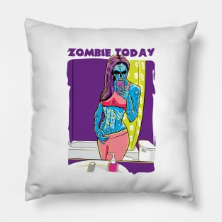 Zombie Today Pillow