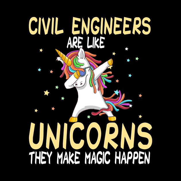 Civil Engineers Are Like Unicorns They Make Magic Happen by followthesoul