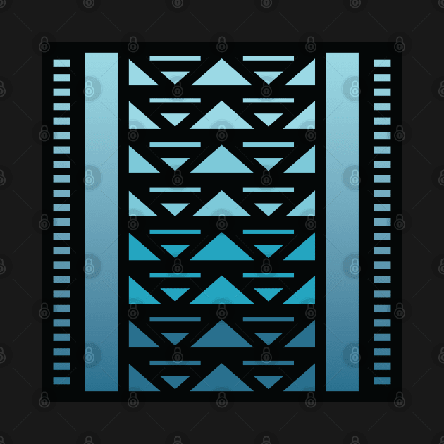 “Dimensional Flow” - V.3 Blue - (Geometric Art) (Dimensions) - Doc Labs by Doc Labs