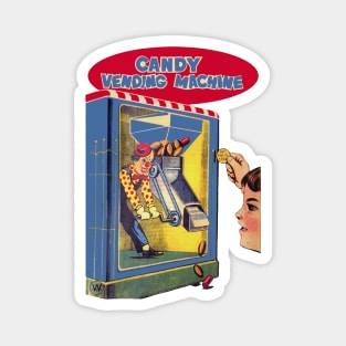 1930 Vintage Candy Vending Machine Magnet