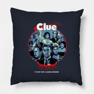 Clue 80s Murder Pillow