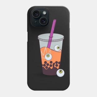 Hocus pocus boba - Orange sdrew bubble tea Phone Case