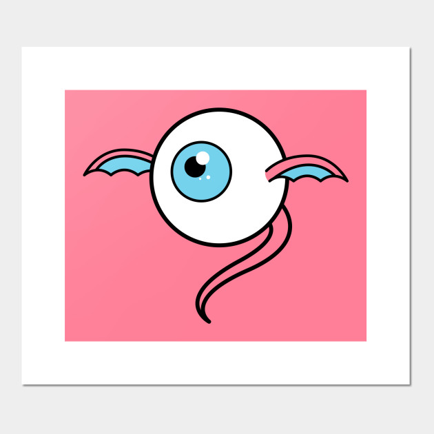 Eyeball Monster Creepy Cute Posters And Art Prints Teepublic
