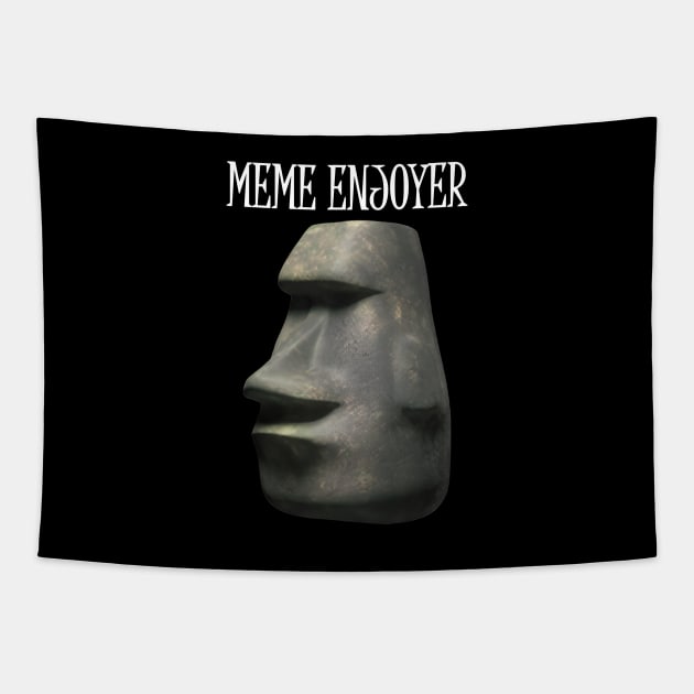 Meme Enjoyer Funny Moai Emoji