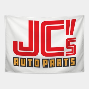 JC Auto Parts (Double-Sided Full Color Design) Tapestry