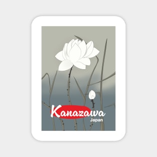 Kanazawa Japan travel poster Magnet