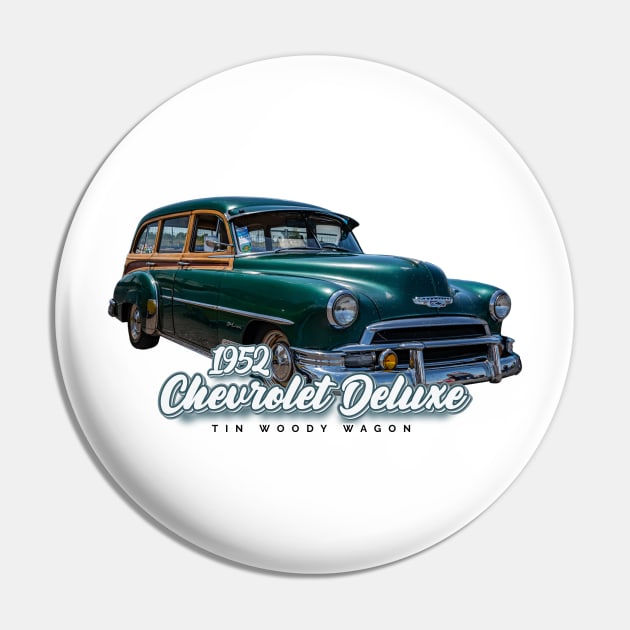 1952 Chevrolet Deluxe Tin Woody Wagon Pin by Gestalt Imagery