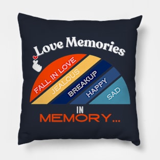 Love Memories in Memory Pillow