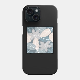 Neutral Autumn Leaves Phone Case