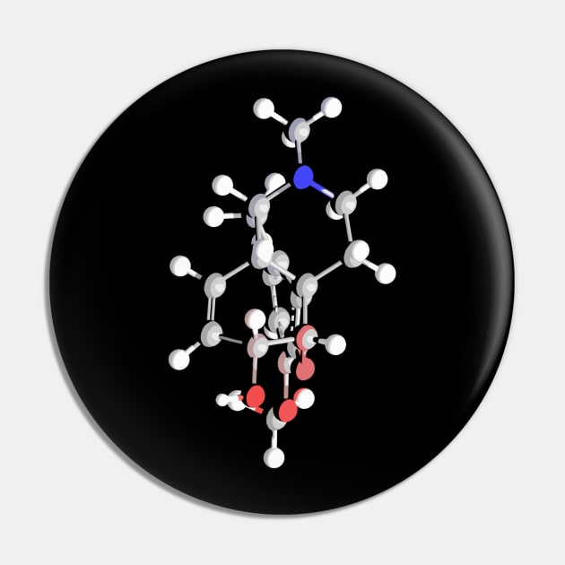 Codeine Molecule Pin by ChemECool