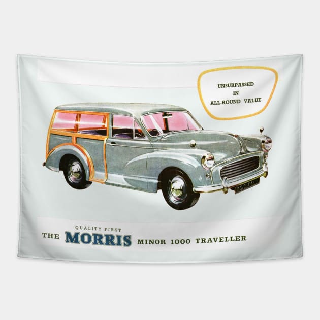 MORRIS MINOR - brochure Tapestry by Throwback Motors