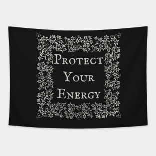 Cottagecore Protect Your Energy Tapestry