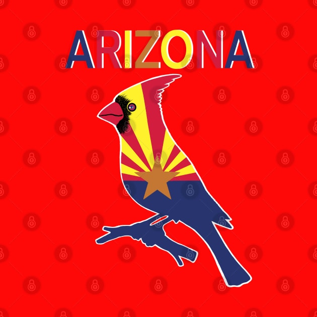 Red Cardinal Arizona by Artardishop