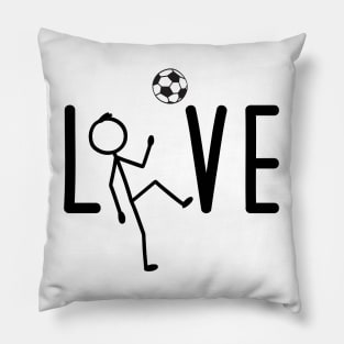 Cute Soccer Player Love Soccer Birthday Gift For Soccer Fans Pillow