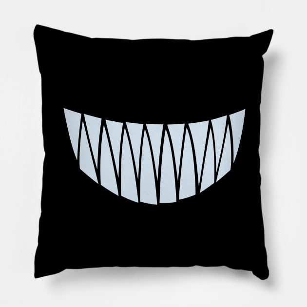 Smiling Teeth Pillow by PeggyNovak