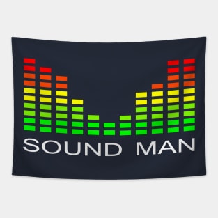 sound man audio engineer technician Tapestry