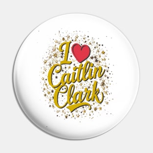 I love Cailtin Clark 22 stars decorations effect Pin