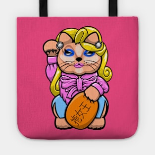 trixie Mattel lucky cat Tote
