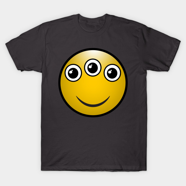 Three Eyed Emoji Unusual T Shirt Teepublic