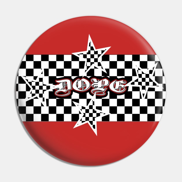 Dope Checker Star Pin by GLStyleDesigns