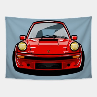 Clsiic Porsche Caricature Tapestry