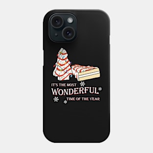 Christmas Tree Cake It's The Most Wonderful Time Of The Year Phone Case