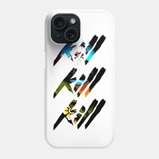 Horror Character Tattoo Art 2 Phone Case by kakaberka