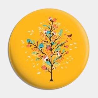 Floral Branch Pin